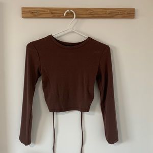 Backless Crop Top from Dynamite